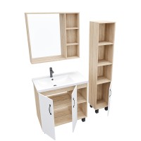 Зеркало со шкафом Grossman Флай 80 208001 Дуб сонома