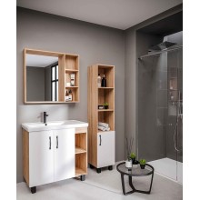 Зеркало со шкафом Grossman Флай 80 208001 Дуб сонома