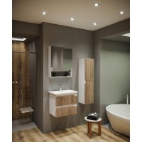 Зеркальный шкаф Grossman Инлайн 60 L 206002 Белый