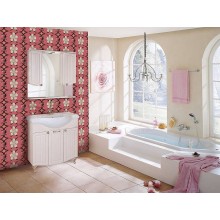 Зеркало со шкафом Onika Арно-Классик 80.01 208085 Белое дерево