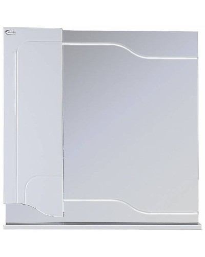 Зеркало со шкафом Onika Веронэлла 75.00 L 207521 Белое