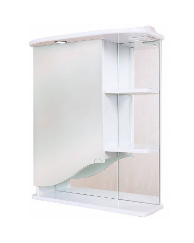 Зеркальный шкаф Onika Виола 60.01 L 206003 с подсветкой Белый