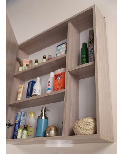 Зеркальный шкаф Onika Дельта 60.00 206060 Ясень шимо светлый