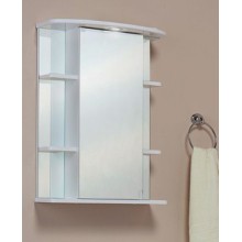 Зеркальный шкаф Onika Глория 60.01 L 206007 с подсветкой Белый