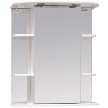 Зеркальный шкаф Onika Глория 65.02 L 206506 с подсветкой Белый