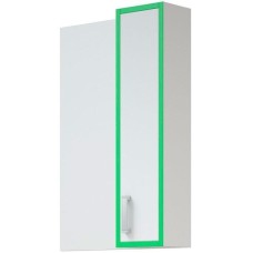 Зеркало со шкафом Corozo Спектр 50 SD-00000685 Белое Зеленое