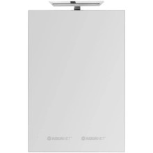 Зеркальный шкаф 60х87,3 см с белый R Aquanet Йорк 00202087