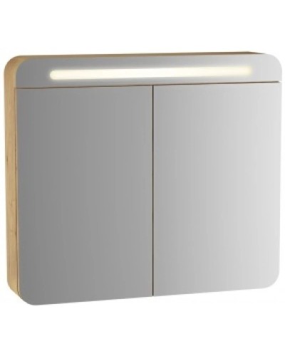 Зеркальный шкаф 80х70 см дуб Vitra Sento 60896