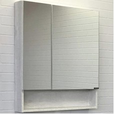 Зеркальный шкаф Comforty Никосия 70 00-00006163 Дуб белый