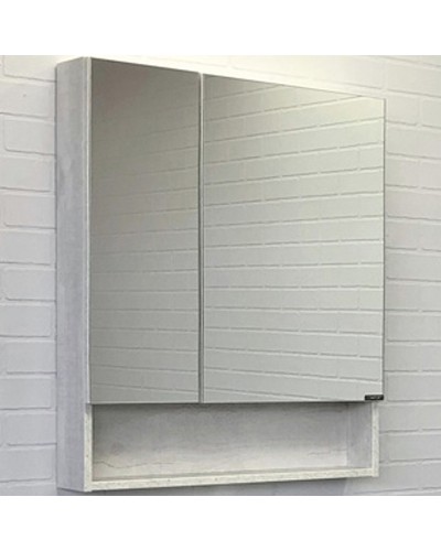 Зеркальный шкаф Comforty Никосия 70 00-00006163 Дуб белый