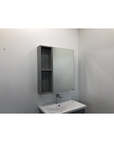 Зеркальный шкаф Comforty Осло 70 00-00006164 Бетон светлый