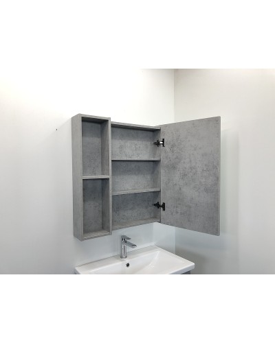 Зеркальный шкаф Comforty Осло 70 00-00006164 Бетон светлый