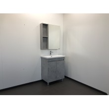 Зеркальный шкаф Comforty Осло 70 00-00006164 Бетон светлый