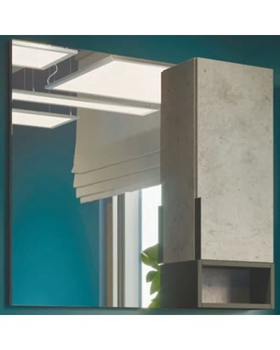 Зеркальный шкаф Comforty Франкфурт 90 00-00006504 Бетон светлый