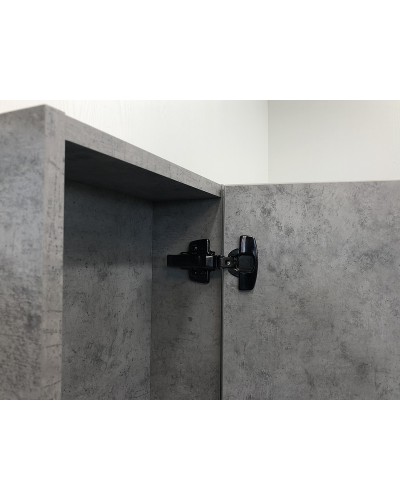 Зеркальный шкаф Comforty Франкфурт 90 00-00006504 Бетон светлый