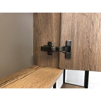 Зеркальный шкаф Comforty Лиссабон 90 00-00006136 Дуб темный