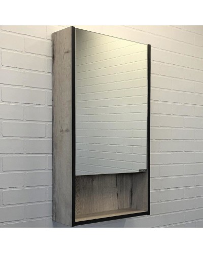 Зеркальный шкаф Comforty Вена 45 00-00006652 Дуб дымчатый