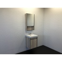 Зеркальный шкаф Comforty Вена 45 00-00006652 Дуб дымчатый