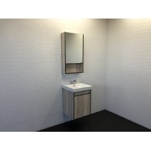 Зеркальный шкаф Comforty Вена 45 00-00006652 Дуб дымчатый