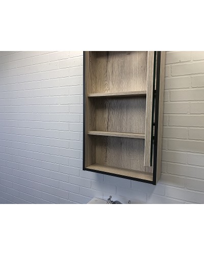 Зеркальный шкаф Comforty Вена 45 00-00006652 Дуб дымчатый