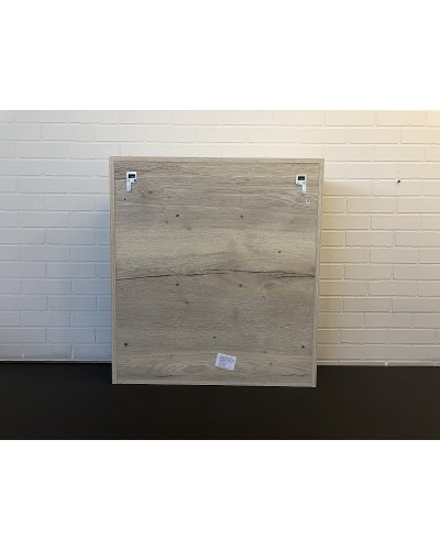 Зеркальный шкаф Comforty Клеон 75 00-00004755 Белый Дуб крафт