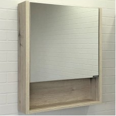 Зеркальный шкаф Comforty Марио 60 00-00005201 Дуб дымчатый