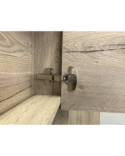 Зеркальный шкаф Comforty Марио 60 00-00005201 Дуб дымчатый