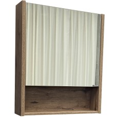 Зеркальный шкаф Comforty Марио 60 00-00004158 Дуб темный