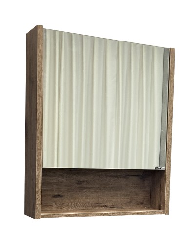 Зеркальный шкаф Comforty Марио 60 00-00004158 Дуб темный