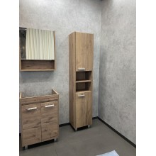 Зеркальный шкаф Comforty Марио 60 00-00004158 Дуб темный