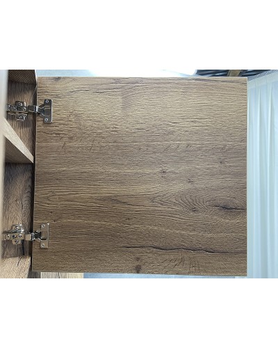 Зеркальный шкаф Comforty Марио 60 00-00004158 Дуб темный