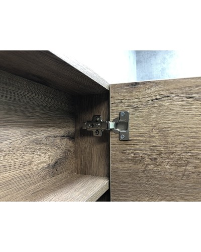 Зеркальный шкаф Comforty Марио 60 00-00004158 Дуб темный