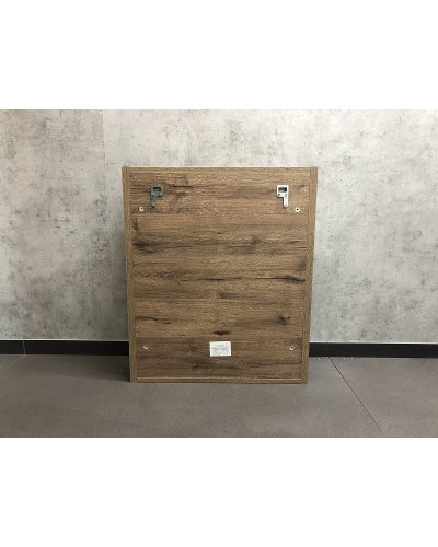 Зеркальный шкаф Comforty Марио 60 00-00004158 Дуб темный