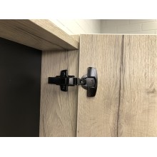 Зеркальный шкаф Comforty Страсбург 90 00-00006573 Дуб дымчатый