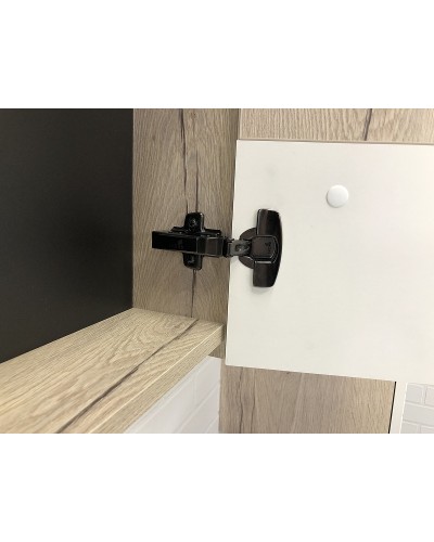 Зеркальный шкаф Comforty Страсбург 90 00-00006573 Дуб дымчатый