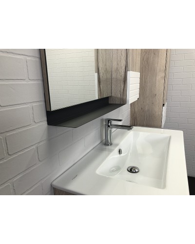 Зеркальный шкаф Comforty Страсбург 90 00-00006573 Дуб дымчатый