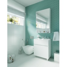 Зеркальный шкаф 1MarKa Mira 60 У83225 Белый глянец