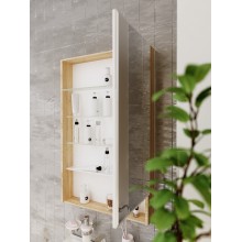 Зеркальный шкаф 1MarKa Mira 60 У84861 Дуб сонома