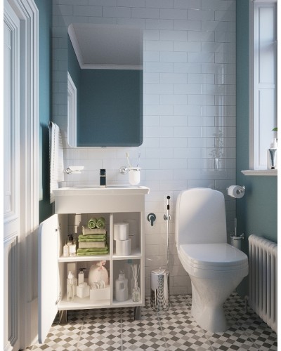 Зеркальный шкаф 1MarKa Nuvo 50 У83224 Белый