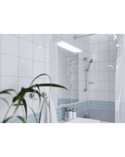 Зеркальный шкаф 1MarKa Соната 60 Ц0000007617 с подсветкой  Белый глянец