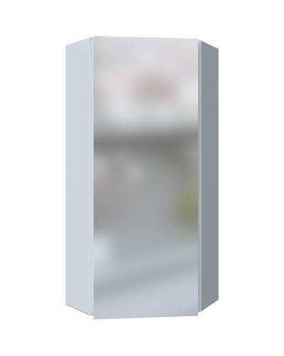 Зеркальный шкаф 1MarKa Penta 43П Ц0000005168 угловой Белый глянец