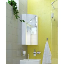 Зеркальный шкаф 1MarKa Penta 43П Ц0000005168 угловой Белый глянец