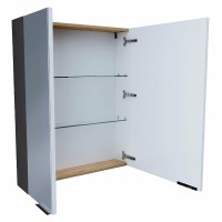 Зеркальный шкаф 1MarKa Gaula 60 У92541 Графит матовый