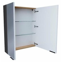 Зеркальный шкаф 1MarKa Gaula 60 У92541 Графит матовый