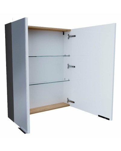 Зеркальный шкаф 1MarKa Gaula 60 У92541 Графит матовый