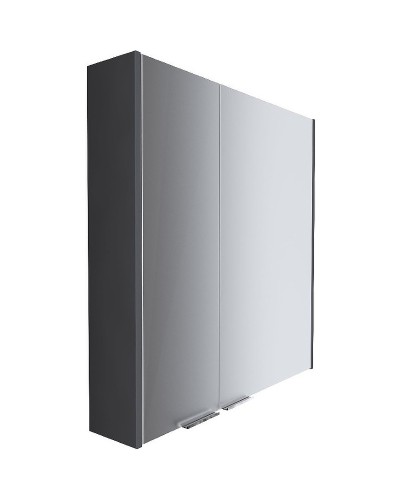 Зеркальный шкаф 1MarKa Gaula 80 У92543 Графит матовый