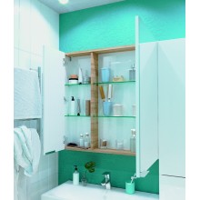 Зеркальный шкаф 1MarKa Gaula 80 У92513 White