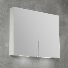 Зеркальный шкаф BelBagno SPC 90 SPC-2A-DL-BL-900 с подсветкой Белый