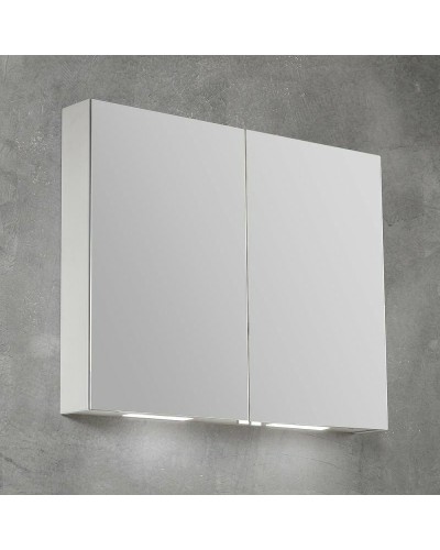 Зеркальный шкаф BelBagno SPC 90 SPC-2A-DL-BL-900 с подсветкой Белый