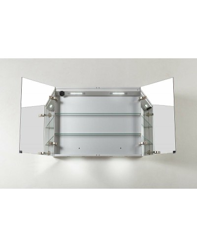 Зеркальный шкаф BelBagno SPC 90 SPC-2A-DL-BL-900 с подсветкой Белый